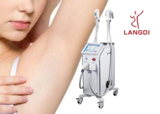 2 tecnologia del LASER A DIODI dell'OPT SHR IPL+ di Handpieces per depilazione/ringiovanimento della pelle